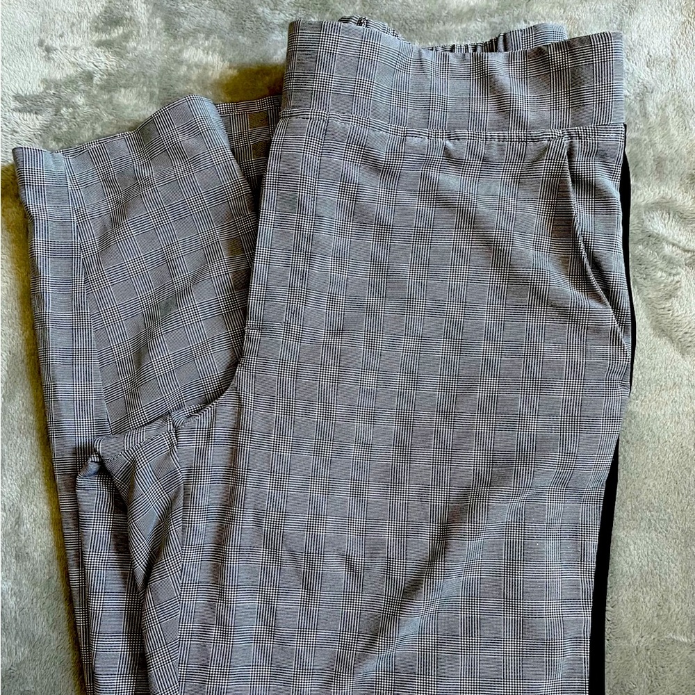 Athleta Brooklyn Plaid Ankle Pant